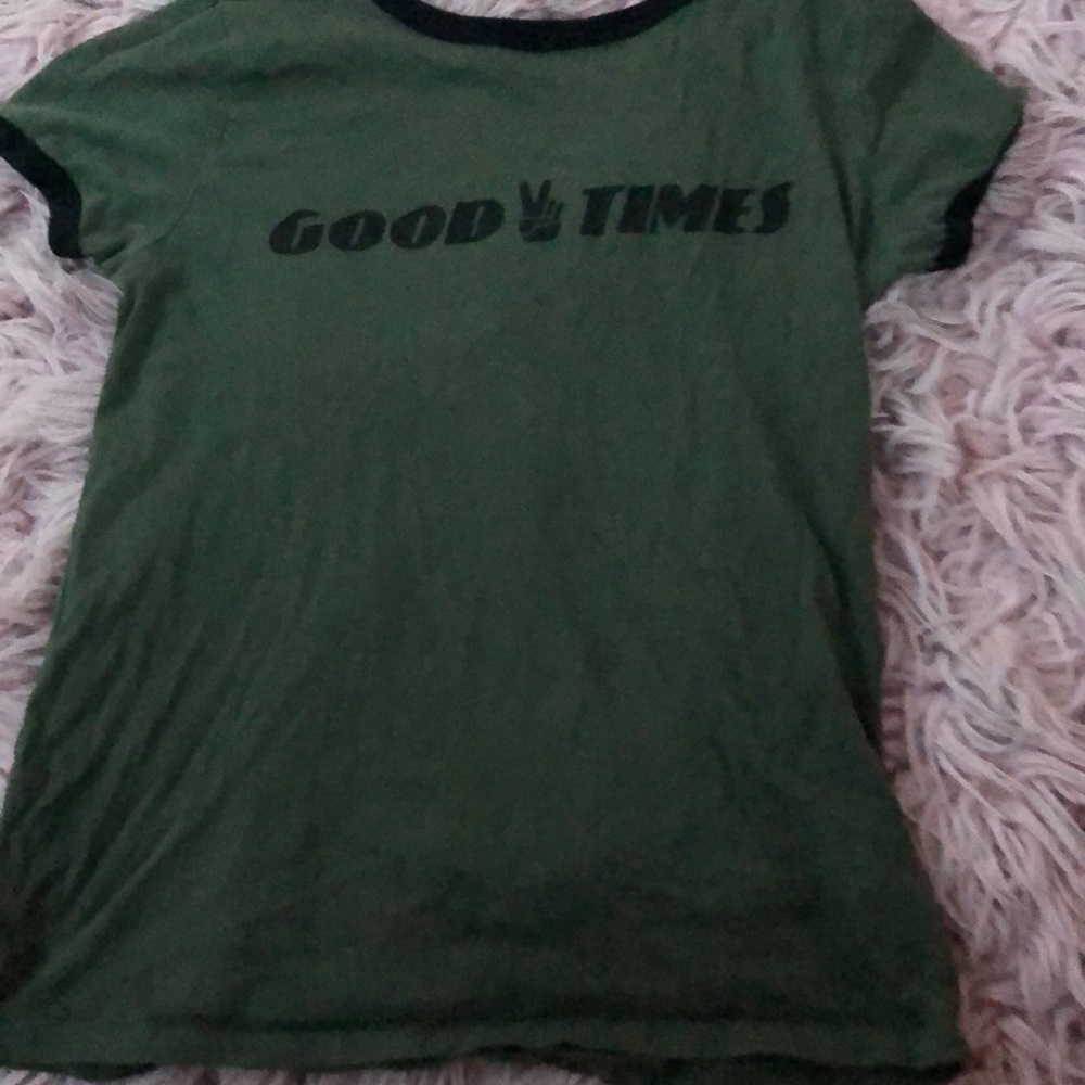 this is a green shirt from forever 21